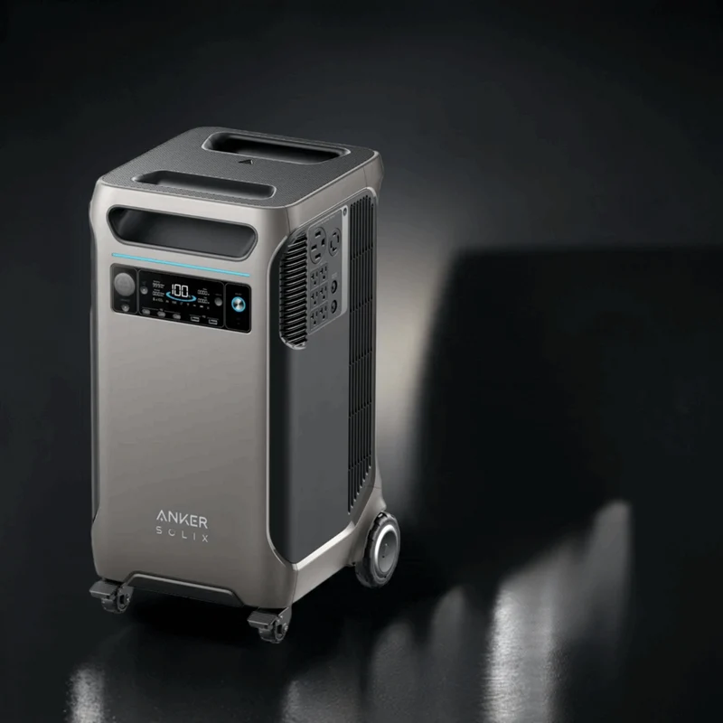 SOLIX F3800 Portable Power Station, 3840Wh, LiFePO4 Batteries, Ultra-High 6000W AC Output with 120V/240V, Solar Generator