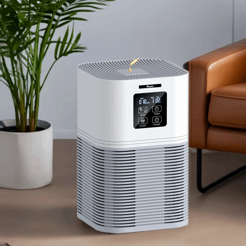 2 in 1 Air Purifier for Home Allergies Pets Hair Odor Eliminators, Aromatherapy diffuser and Auto Mode, Quiet Air Cleaner