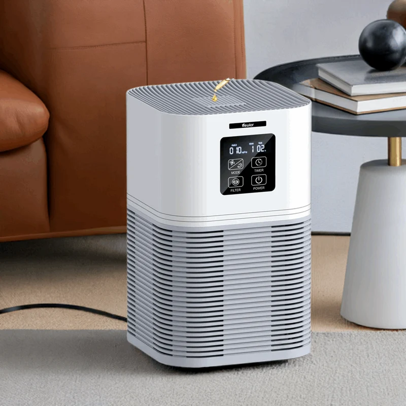 2 in 1 Air Purifier for Home Allergies Pets Hair Odor Eliminators, Aromatherapy diffuser and Auto Mode, Quiet Air Cleaner