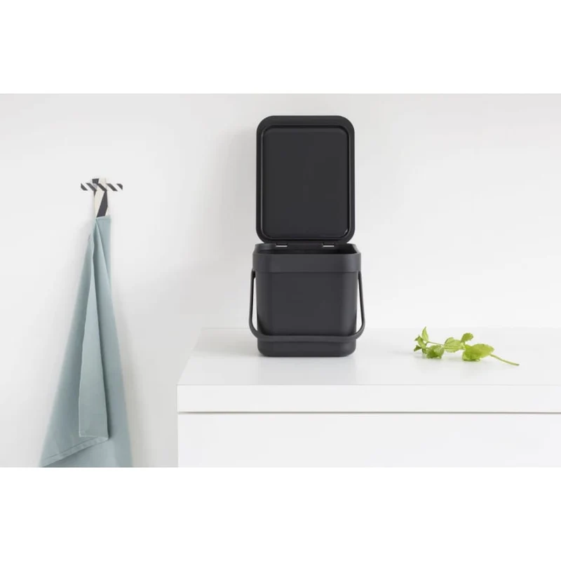 Brabantia Sort & Go Abfalleimer, 6 Liter