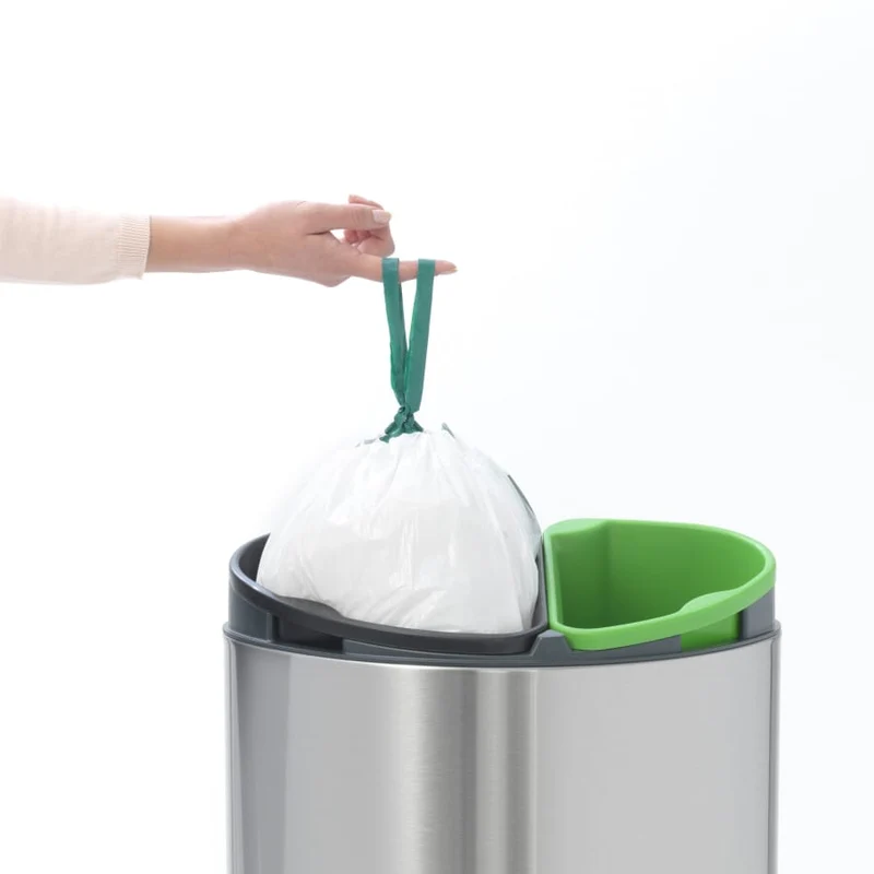 Brabantia Touch Bin New Recycle Abfalleimer, 10 + 23 Liter