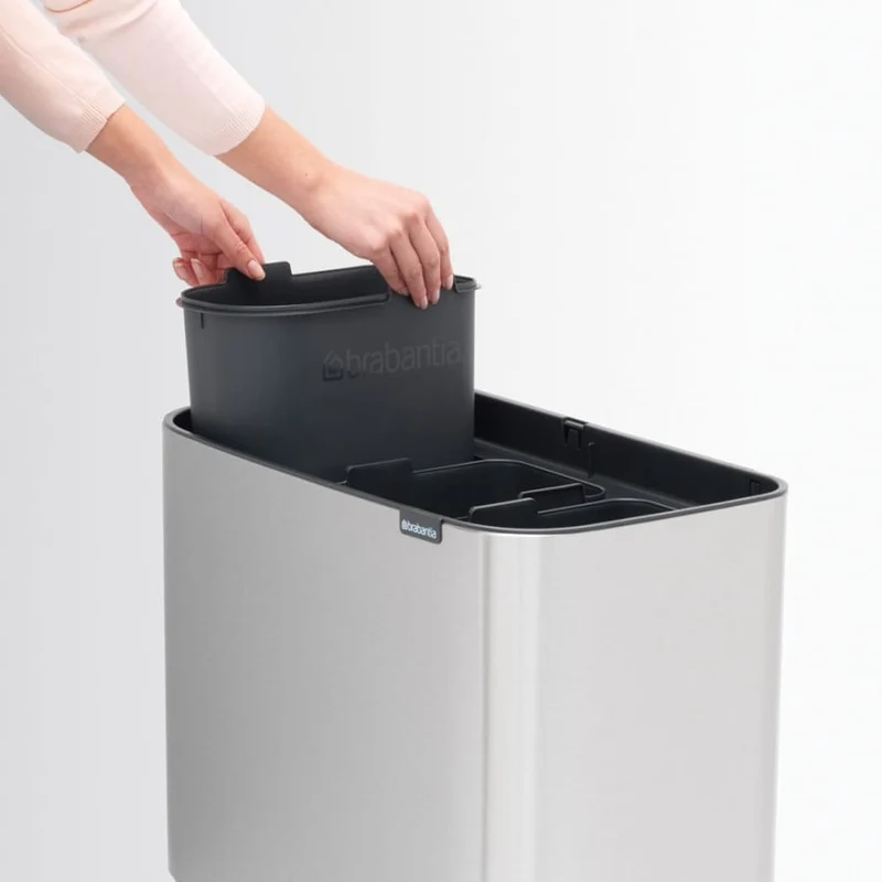 Brabantia Bo Touch Bin Abfalleimer, 3 x 11 Liter