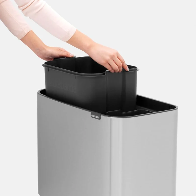 Brabantia Bo Touch Bin Abfalleimer, 11 + 23 Liter