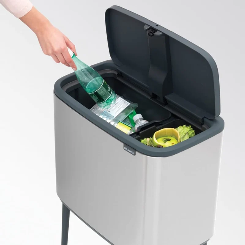 Brabantia Bo Touch Bin Abfalleimer, 11 + 23 Liter