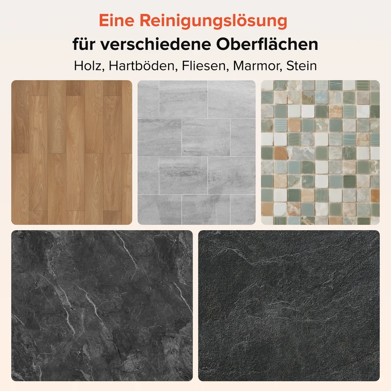 480ml Boden-Schaum-Reinigungslösung – Kompatibel mit dem Roborock F25 ACE Pro Nass-Trocken-Staubsauger, Formel mit geringem Rückstand