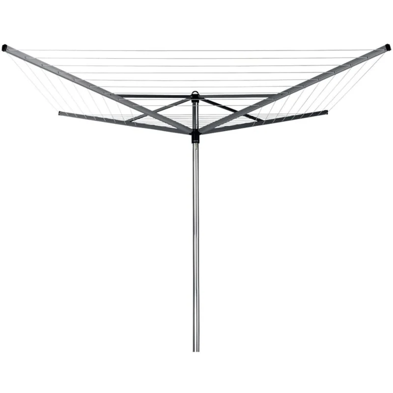 Brabantia Topspinner Wäschespinne, 50 Meter, mit Metall-Bodenanker und Schutzhülle