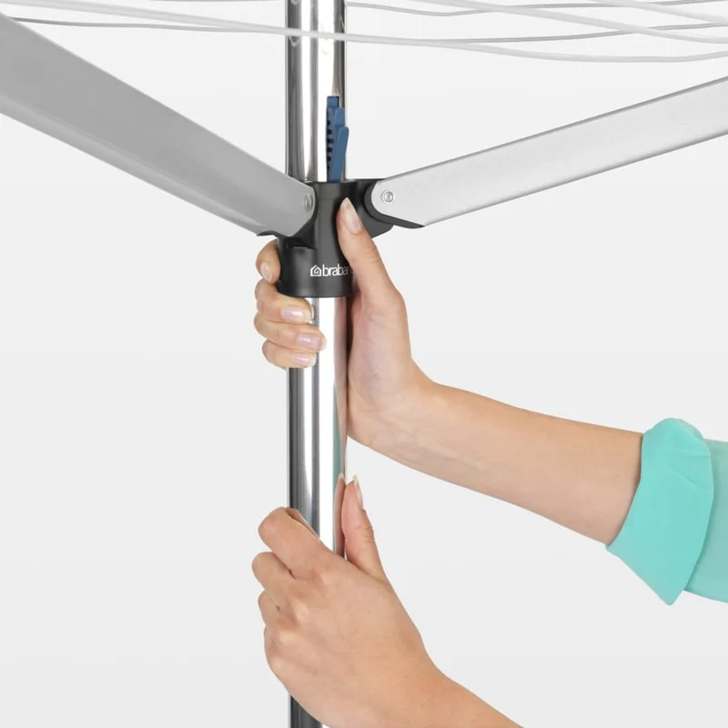 Brabantia Topspinner Wäschespinne, 40 Meter, mit Metall-Bodenanker