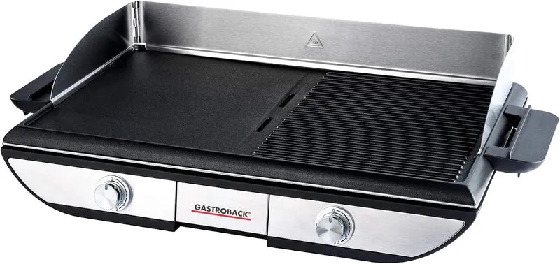 Tisch 42523, Elektro-Tischgrill 2300 Watt 1500 cm² große Grillfläche, GASTROBACK Design Tischgrill Advanced Pro BBQ, Einfache Reinigung