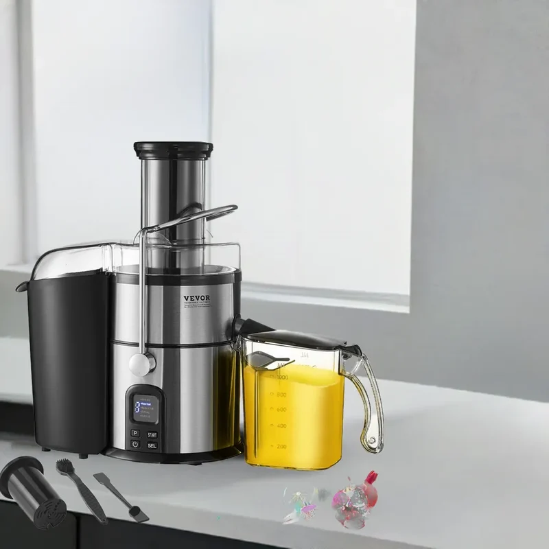 VEVOR Juicer Machine 850W Motor Centrifugal Juice Extractor Easy Clean Centrifugal Big Mouth Large for Fruits and Vegetables
