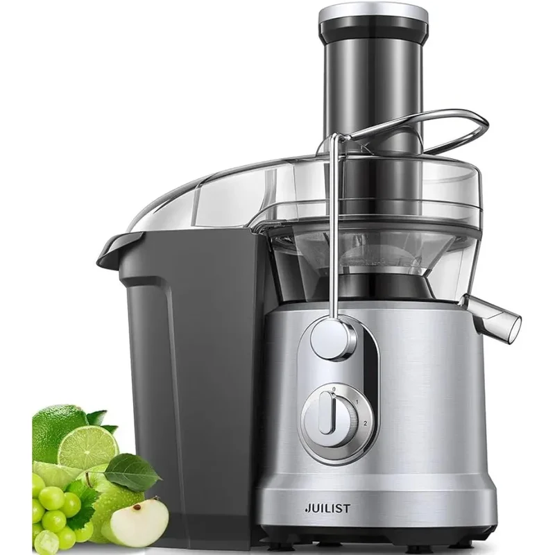 Juilist 1300W Wide Mouth Juicer Machine — Whole Fruit & Veggie Extractor.
