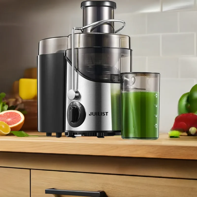 3" Wide Mouth Juicer Extractor Max Power 800W, for Vegetable and Fruit with 3-Speed Setting, 400W Motor, BPA Free