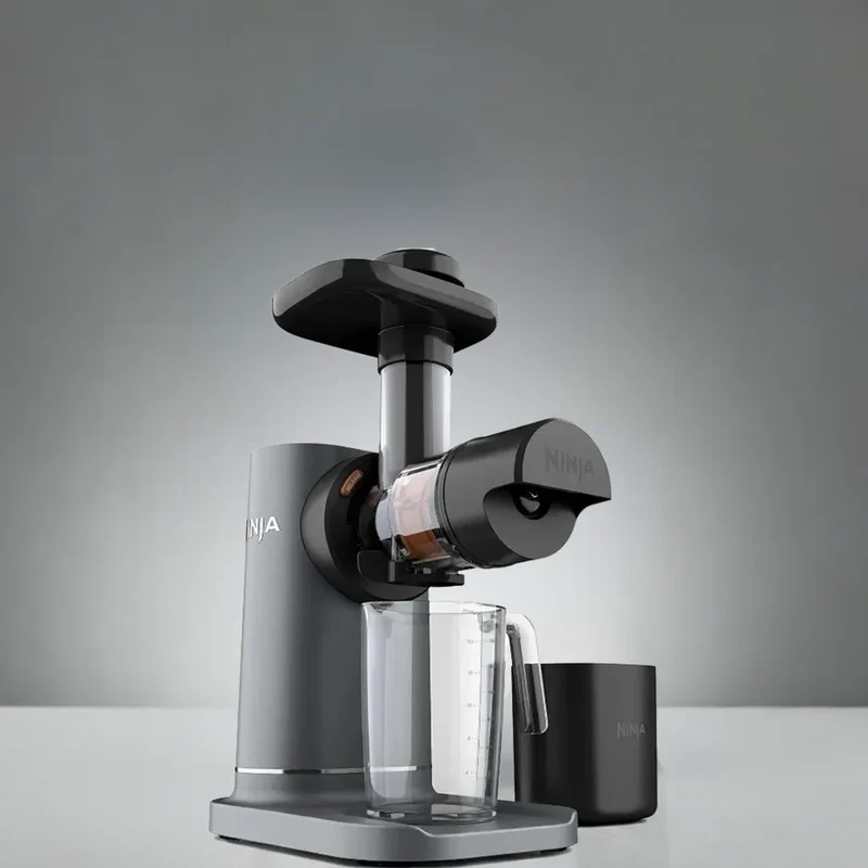 Ninja JC151 NeverClog Cold Press Juicer, Powerful Slow Juicer with Total Pulp Control, Countertop, Electric, 2 Pulp Functions