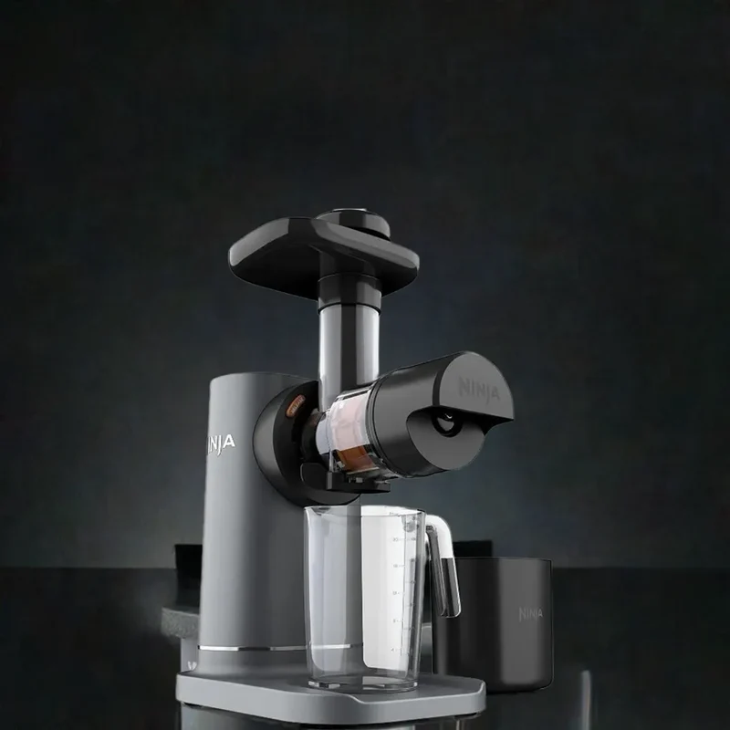 Ninja JC151 NeverClog Cold Press Juicer, Powerful Slow Juicer with Total Pulp Control, Countertop, Electric, 2 Pulp Functions