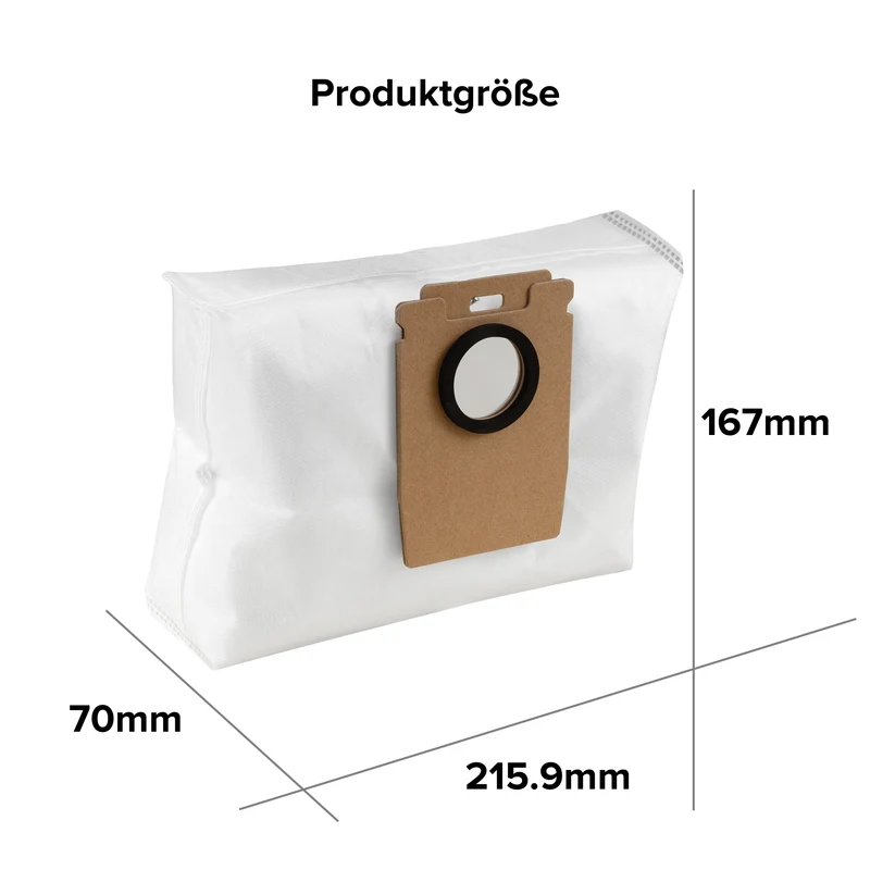 Roborock Staubbeutel (12 Stück) für H60 Hub, 2 L