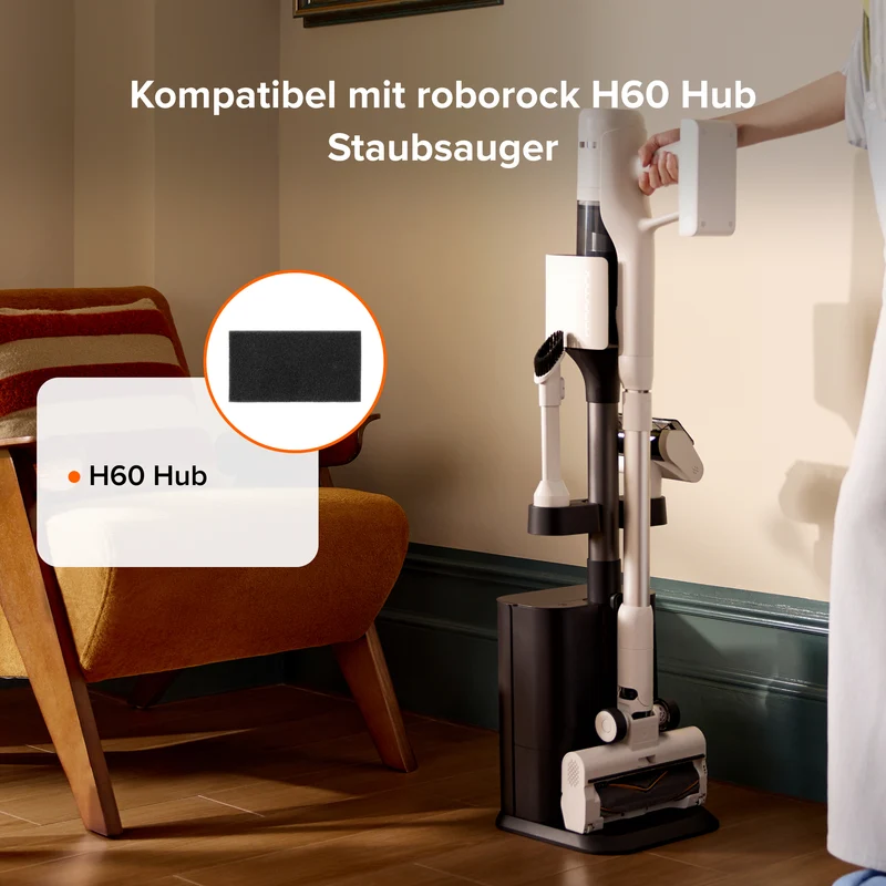 Roborock Staubsauger-Filter-Schwamm für H60 Hub