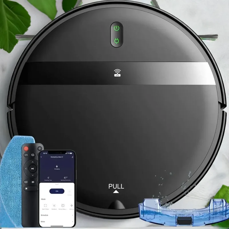 GOOVI G20 Robot Vacuum Cleaner 1400Pa Strong Suction 2500mAh Battery 3in1 Mopping Sweeping Suction Smart Home Support Wifi/alexa