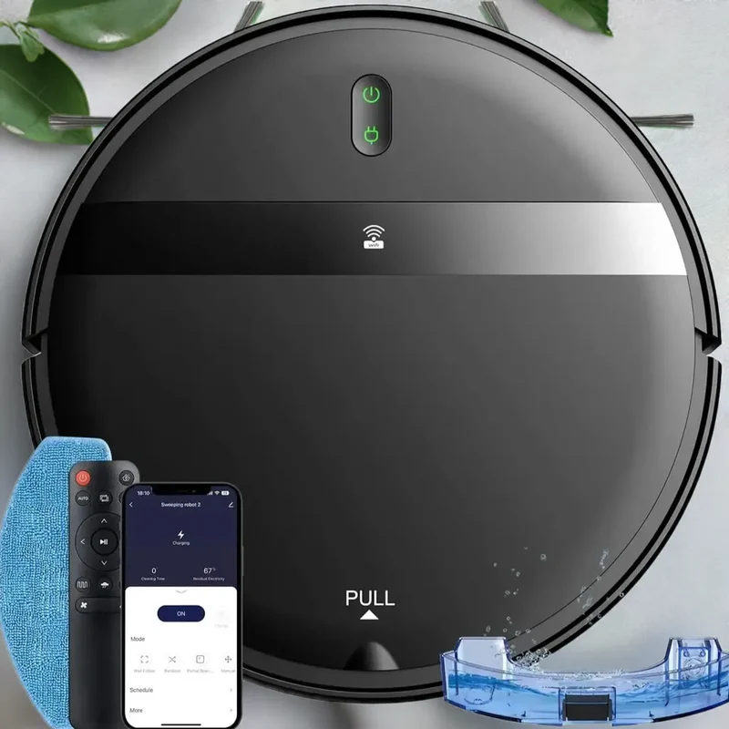 GOOVI G20 Robot Vacuum Cleaner 1400Pa Strong Suction 2500mAh Battery 3in1 Mopping Sweeping Suction Smart Home Support Wifi/alexa