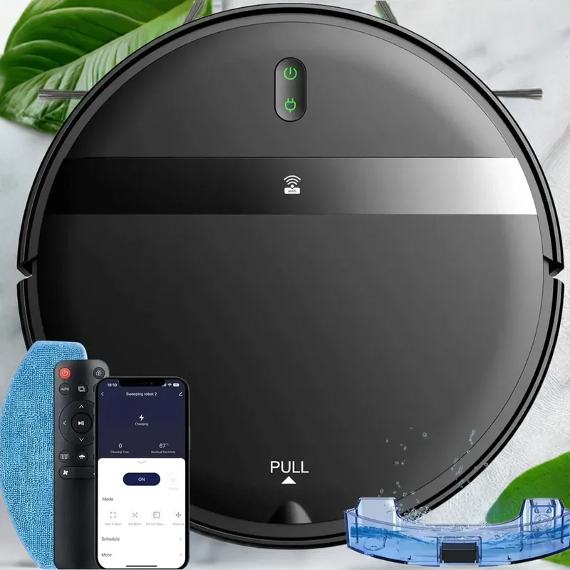 GOOVI G20 Robot Vacuum Cleaner 1400Pa Strong Suction 2500mAh Battery 3in1 Mopping Sweeping Suction Smart Home Support Wifi/alexa