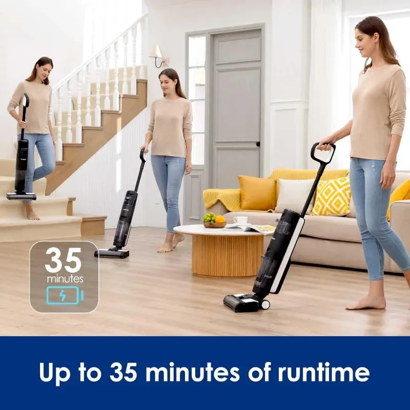 Tineco Floor ONE S3 Breeze Cordless Hardwood Floors Cleaner, Lightweight Wet Dry Vacuum Cleaners with Smart Control System