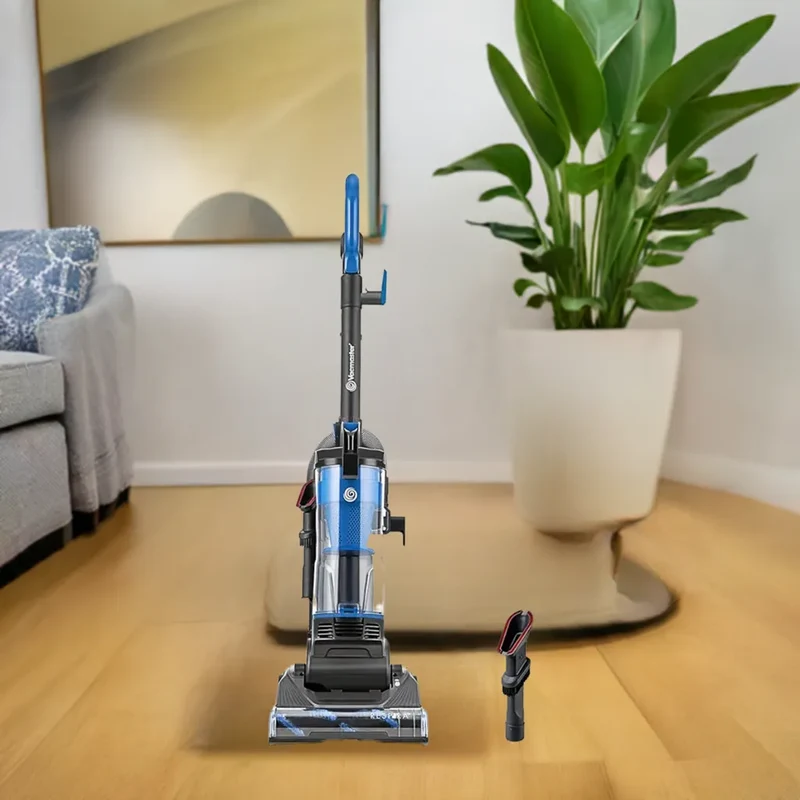 Bagless UprightVacuum Cleaner with Large Dust Cup Capacity, Efficient Cyclone Filtration System & 17ft Cord for Carpet