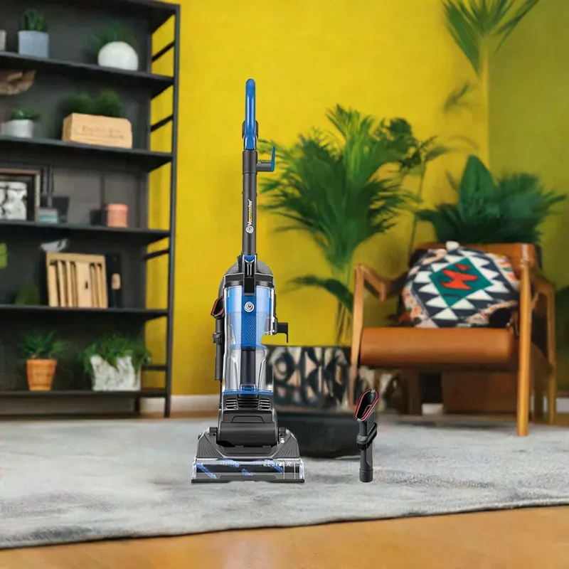 Bagless UprightVacuum Cleaner with Large Dust Cup Capacity, Efficient Cyclone Filtration System & 17ft Cord for Carpet