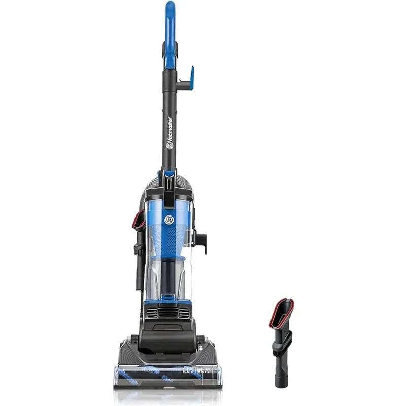Bagless UprightVacuum Cleaner with Large Dust Cup Capacity, Efficient Cyclone Filtration System & 17ft Cord for Carpet