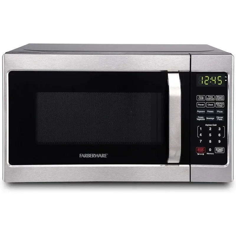 Farberware Countertop Microwave – 0.7 Cu Ft, 700W with LED & Child Lock