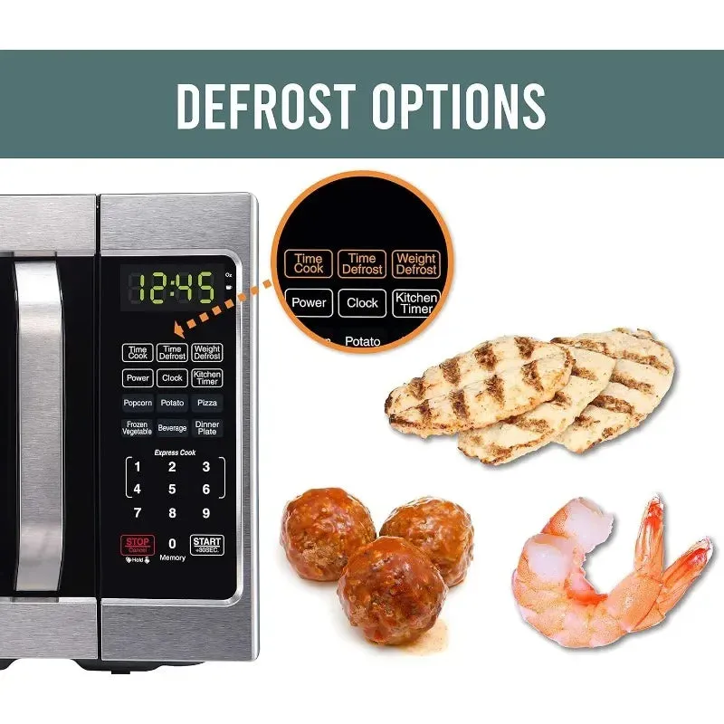 Farberware Countertop Microwave – 0.7 Cu Ft, 700W with LED & Child Lock