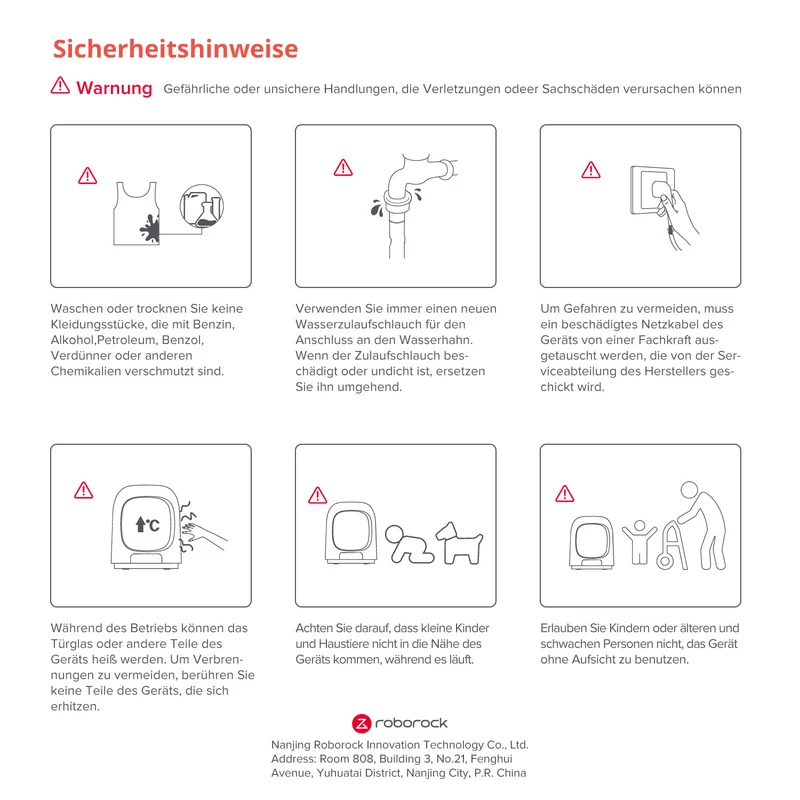 Roborock Zeo Mini Waschtrockner mit der Zeo-Cycle® Trocknungstechnologie