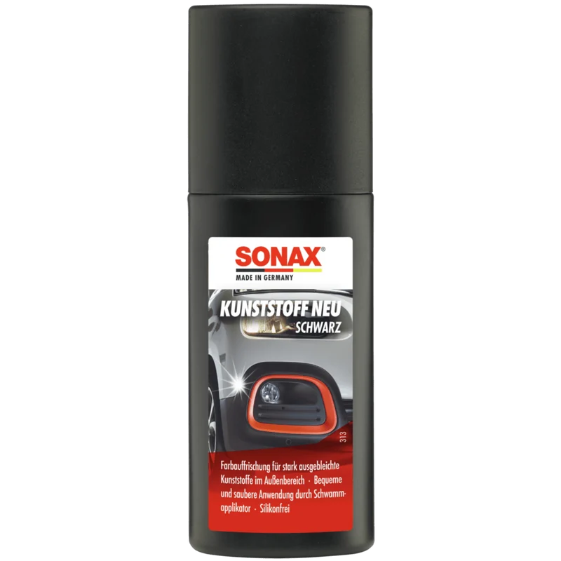 SONAX Kunststoff Neu schwarz | Flasche (100 ml)