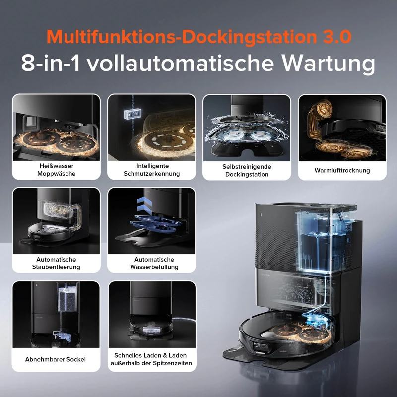 Roborock Qrevo Slim Saugroboter mit Multifunktions-Dockingstation 3.0