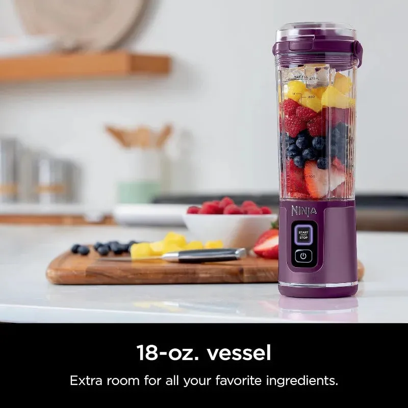 Ninja BC151NV Cordless Portable Personal Blender – 18oz