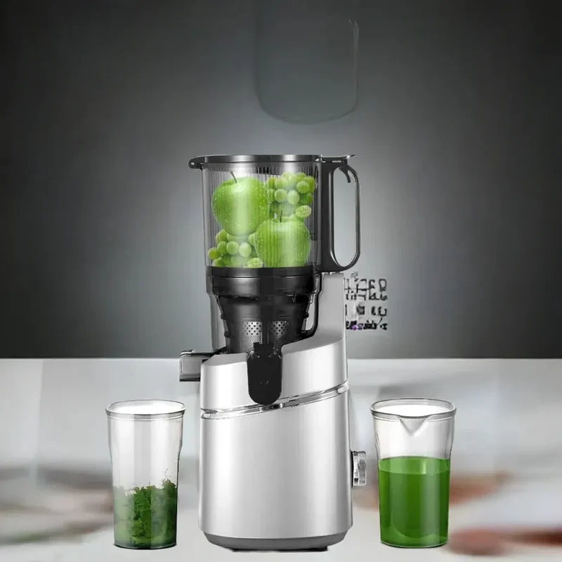 Juicer Machines Self-Feeding Masticating Juicer Fit Whole Fruits Vegetables Cold Press Electric Juicer Machines Portable Blender