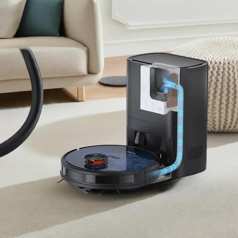 Robot Vacuum Cleaner, Auto Empty Station for 60 Days with Remote Control