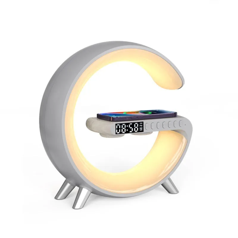 Wireless Charger Speaker With Bluetooth & LED Lamp