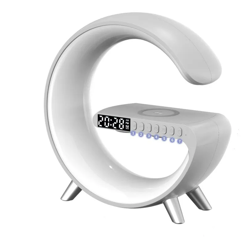 Wireless Charger Speaker With Bluetooth & LED Lamp