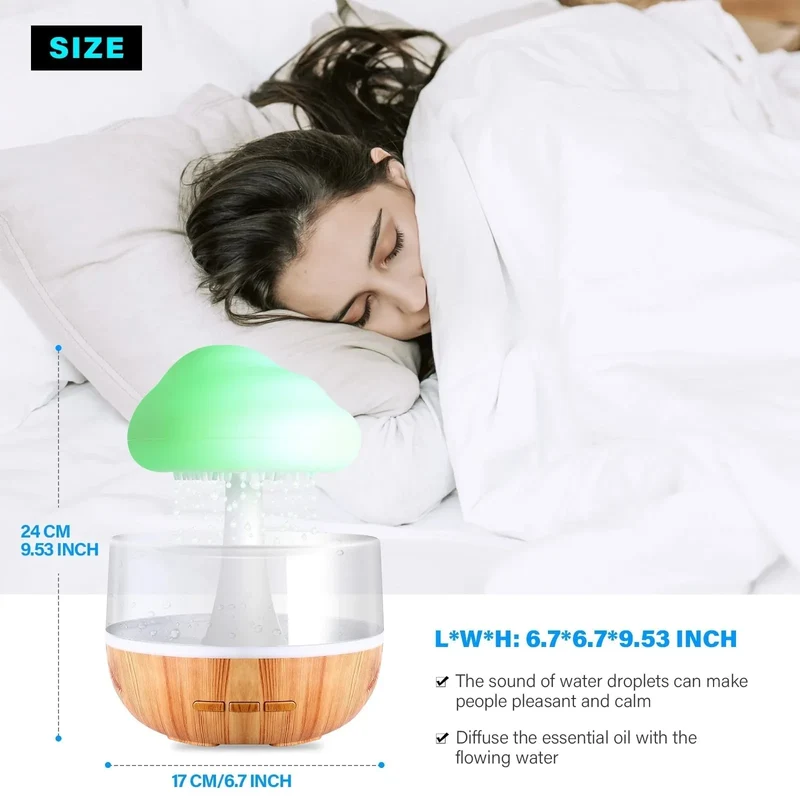 Cloud Humidifier – Ultrasonic Desktop Rain Mist