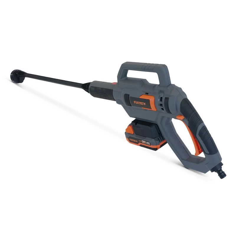 B-WARE FUXTEC 20V Akku Hochdruckreiniger FX-E1HDR20 SET mit 1 x Akku 2Ah, 1 x Ladegerät 1A