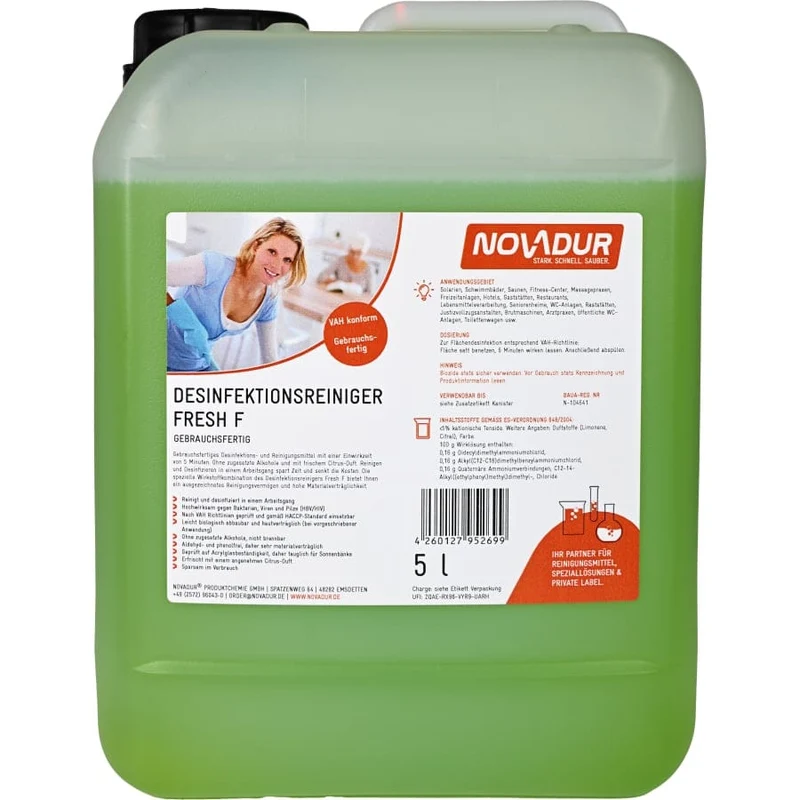 NOVADUR Desinfektionsreiniger Novadest Fresh F