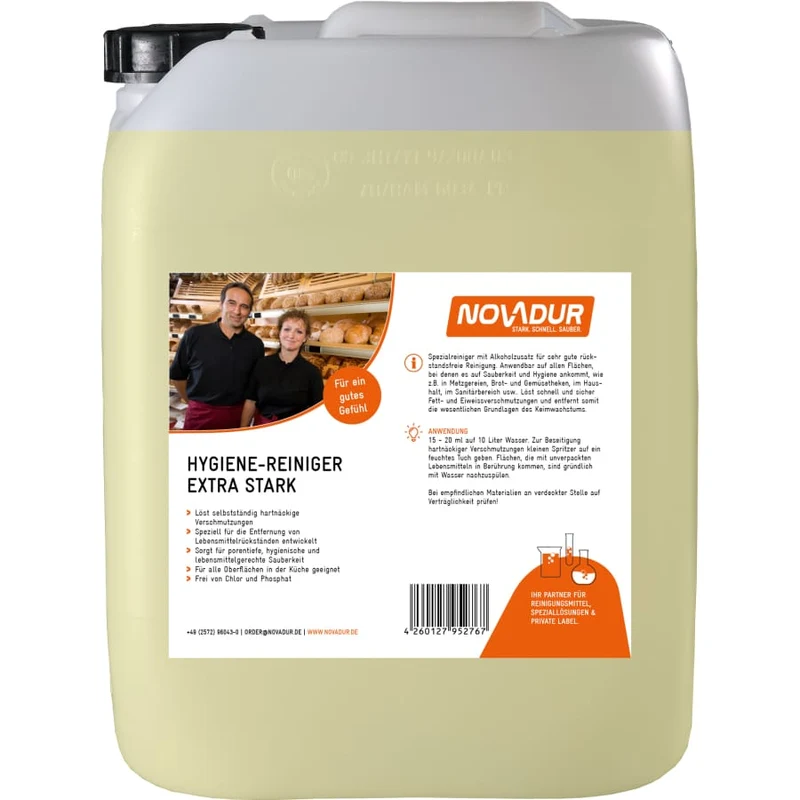 NOVADUR Hygiene-Reiniger extra stark