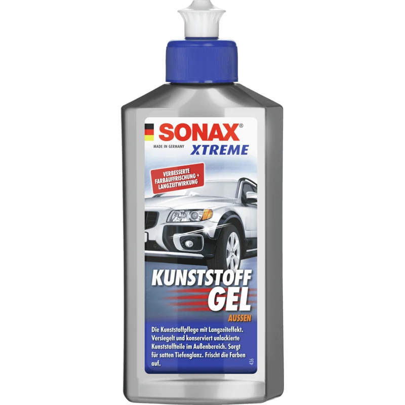 SONAX XTREME KunststoffGel Außen | Flasche (250 ml)