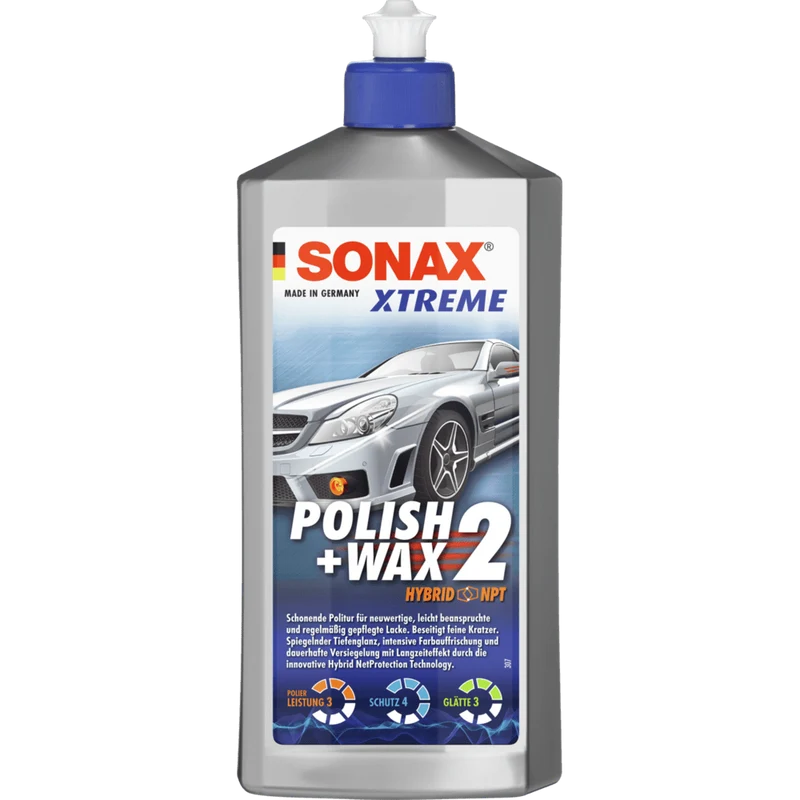 SONAX XTREME Polish+Wax 2 | Flasche (500 ml)