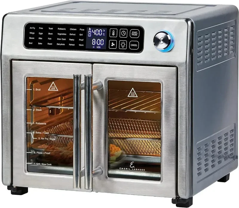 Emeril Lagasse 26 QT Extra Large Air Fryer with French doors & Convection Cooking