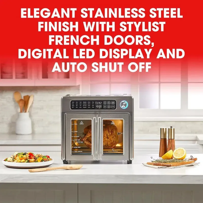 Emeril Lagasse 26 QT Extra Large Air Fryer with French doors & Convection Cooking