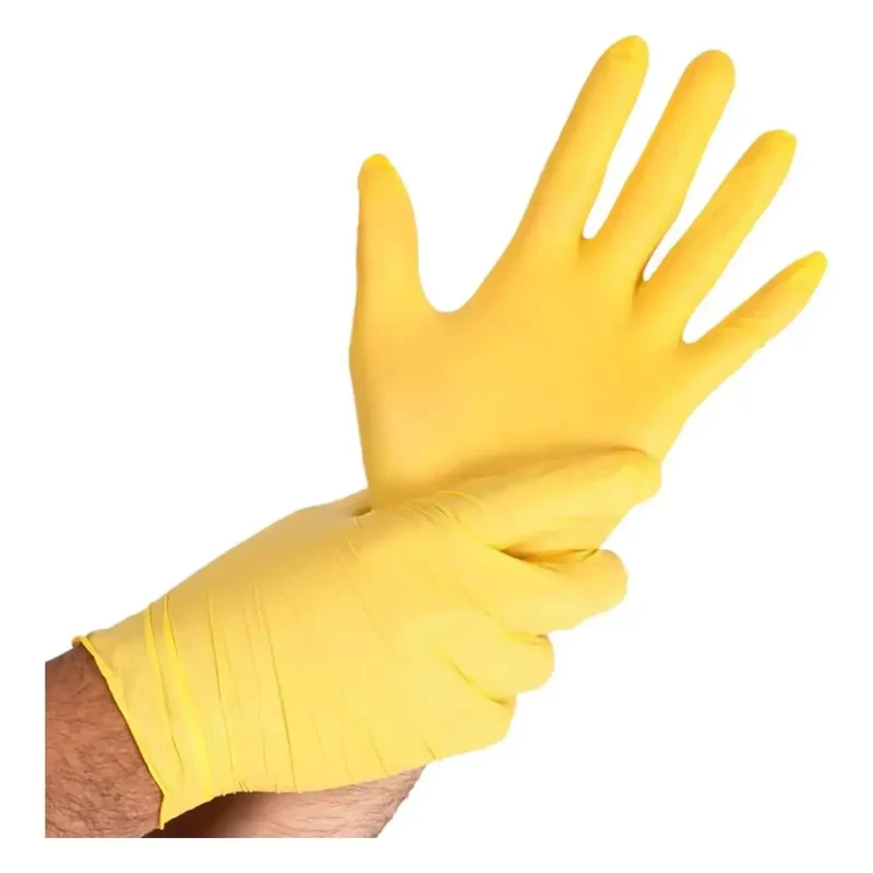 Hygostar "Safe Light" Nitril-Handschuhe Gelb 100 Stück