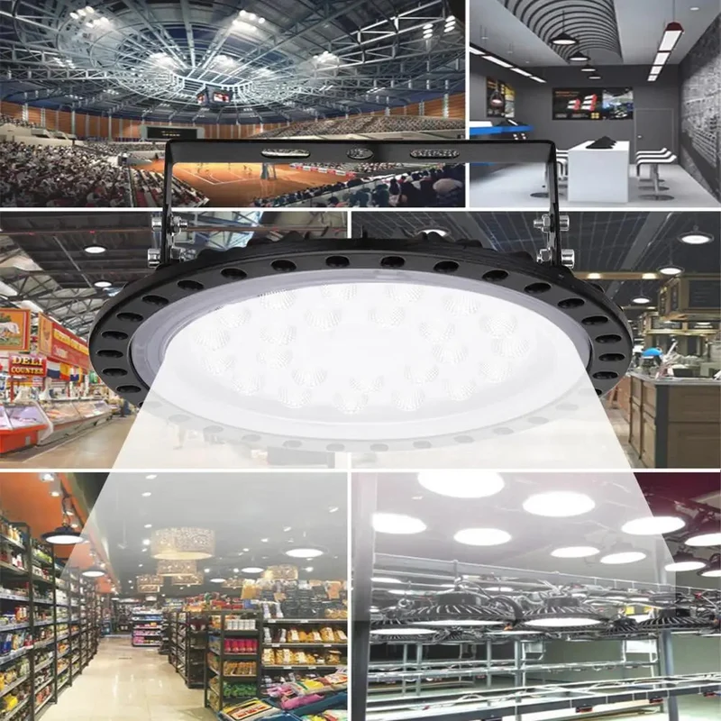 Ultraslim UFO LED High Bay Light 100W–500W – IP65 Waterproof for Garage, Warehouse & Workshop