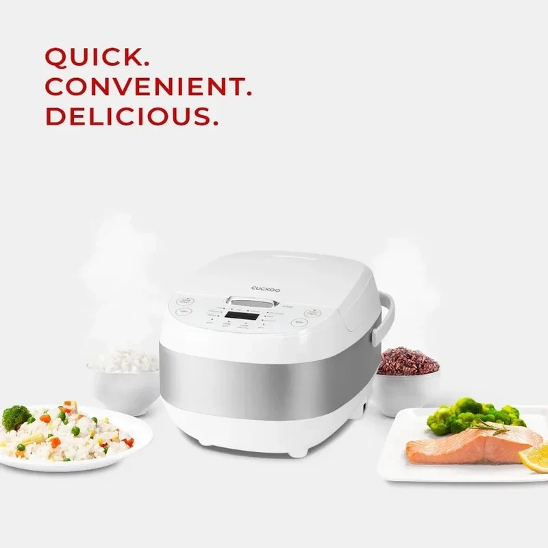 Cuckoo 6 cup (uncooked)/12 cup (cooked) Rice Cooker, 10 Menu Options: Oatmeal, Brown Rice & More, Touch-Screen