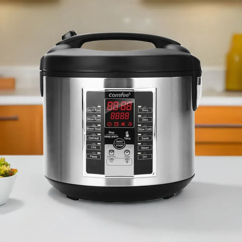 Rice Cooker 10 cup uncooked, Food Steamer, Stewpot, 12 Cooking Programs, Multi Cooker Large Capacity 5.2Qt, 24 Hours Preset