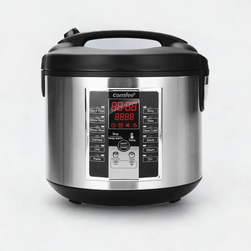 Rice Cooker 10 cup uncooked, Food Steamer, Stewpot, 12 Cooking Programs, Multi Cooker Large Capacity 5.2Qt, 24 Hours Preset