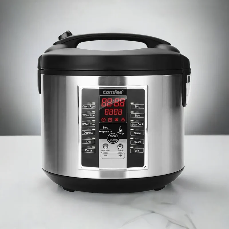 Rice Cooker 10 cup uncooked, Food Steamer, Stewpot, 12 Cooking Programs, Multi Cooker Large Capacity 5.2Qt, 24 Hours Preset